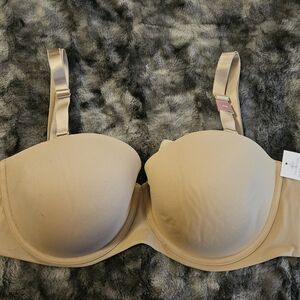 Lane Bryant Nude Strapless Bra